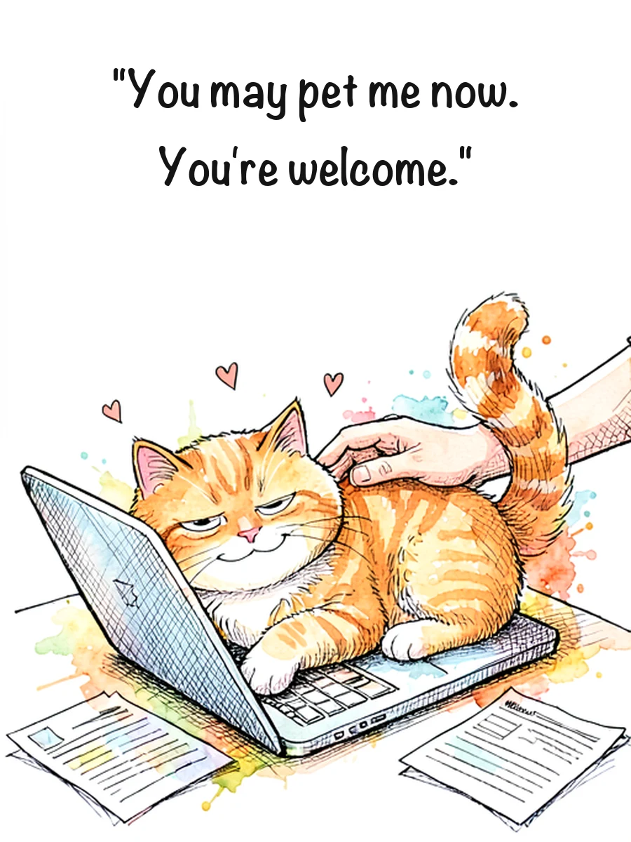 Cat Sketch panel 5