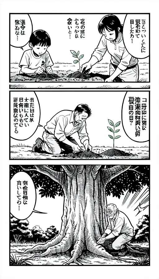 Panel 22 — Arc 3: First Steps